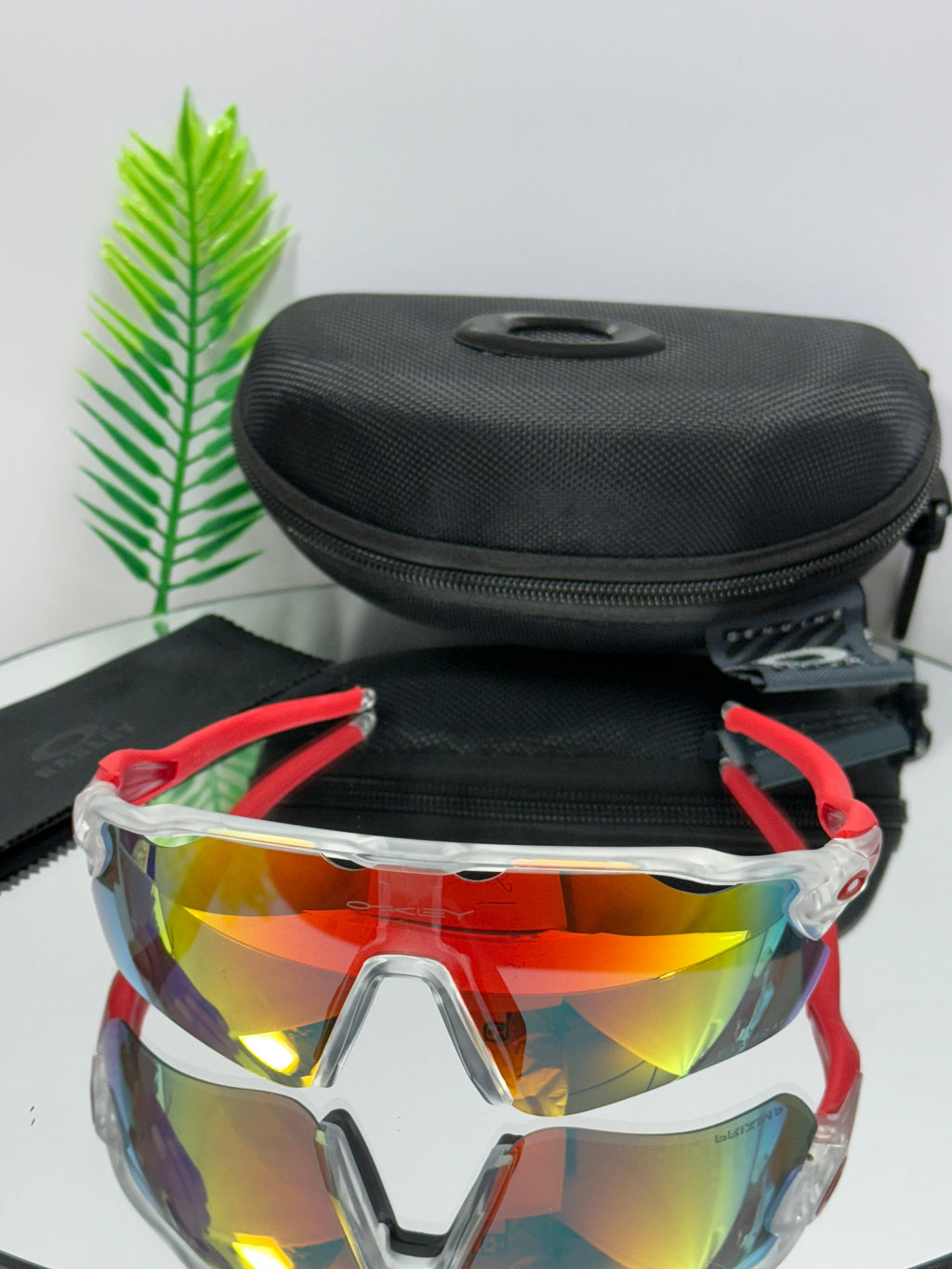 Oakley RADER-EV Sports ( Red Mirror & Clear )