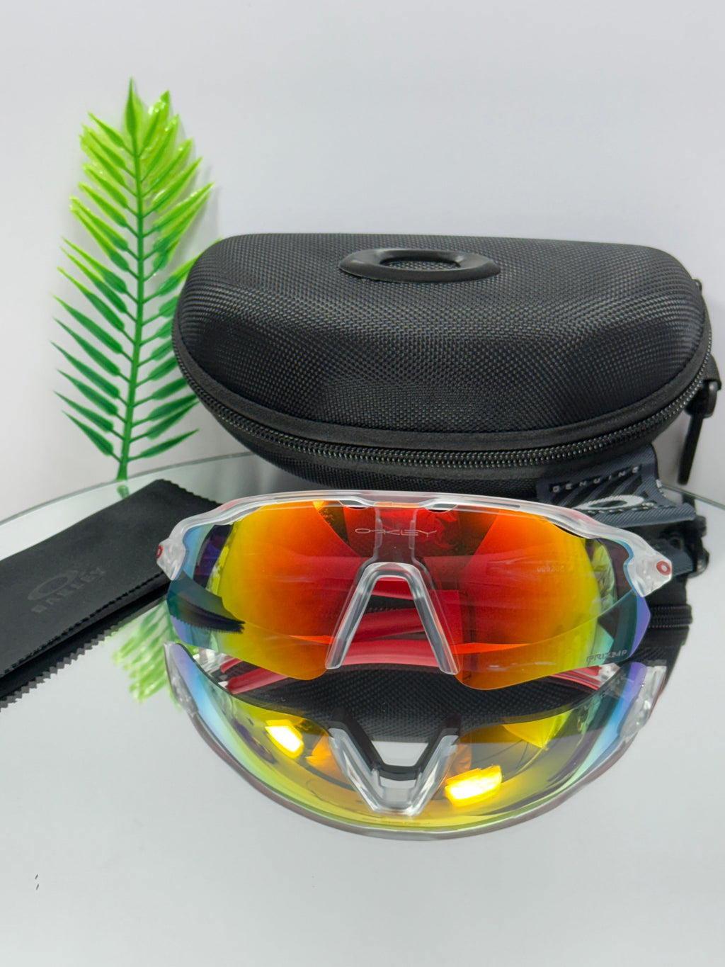 Oakley RADER-EV Sports ( Red Mirror & Clear )